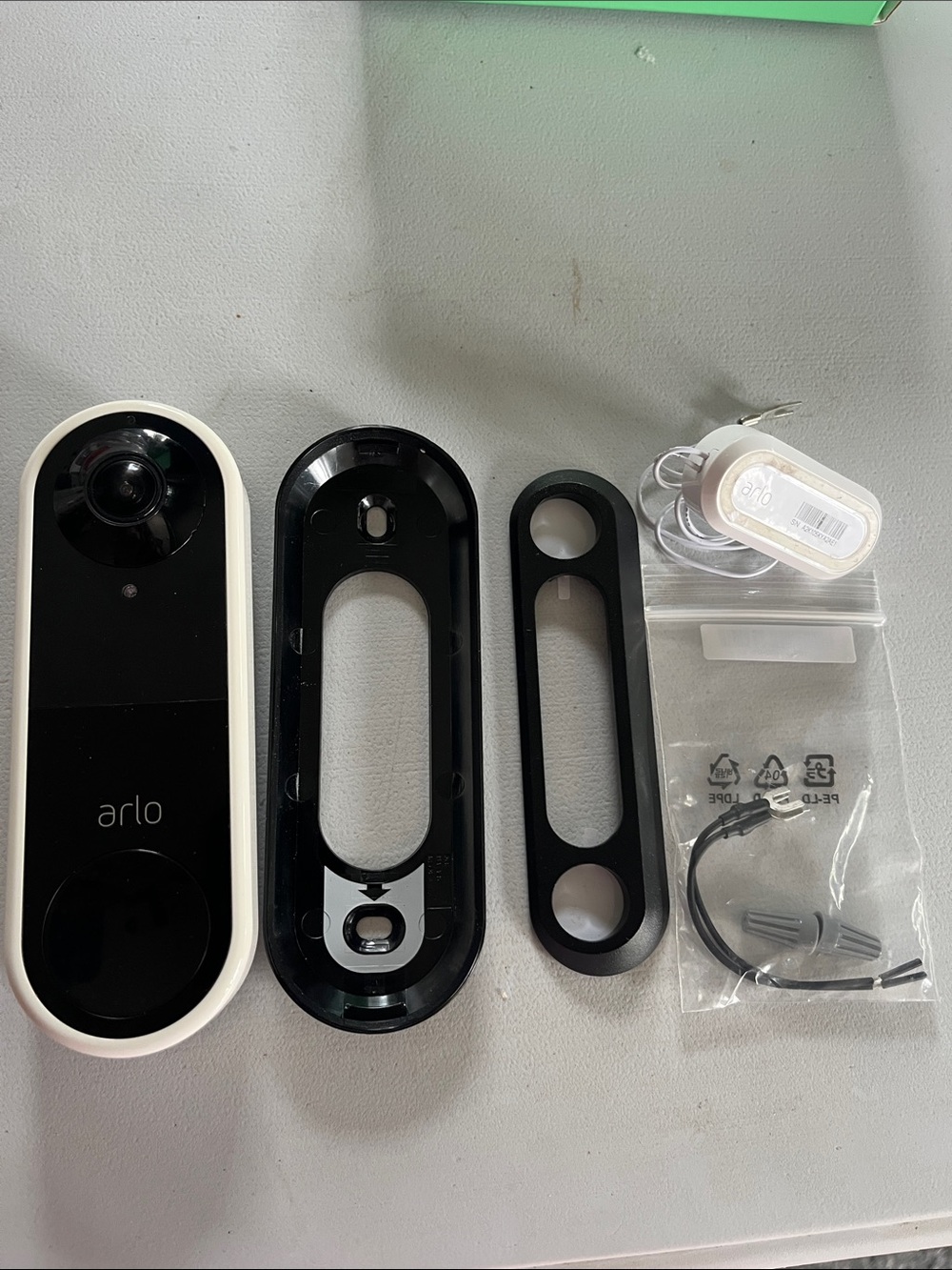Arlo video doorbell camera smart security wired only model AVD1001
